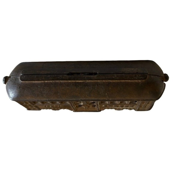 A. C. Williams Main Street trolley car cast iron bank Rare Without Passengers - Picture 5 of 7